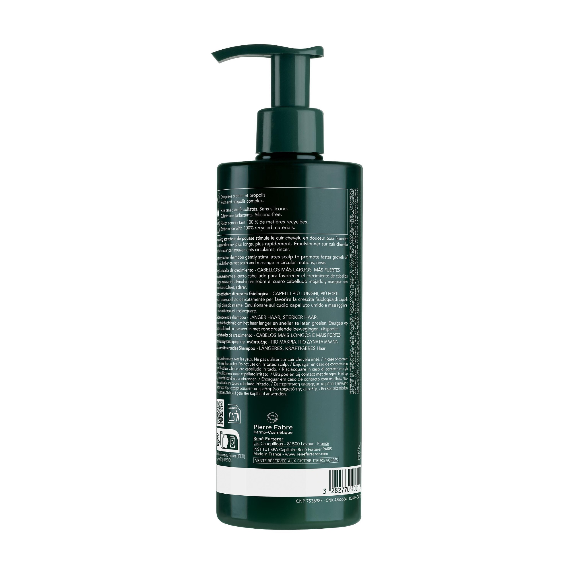 500ML RENE FURTERER TRIPHASIC ACTIVE GROW Shampooing activateur de pousse  1 of 4 