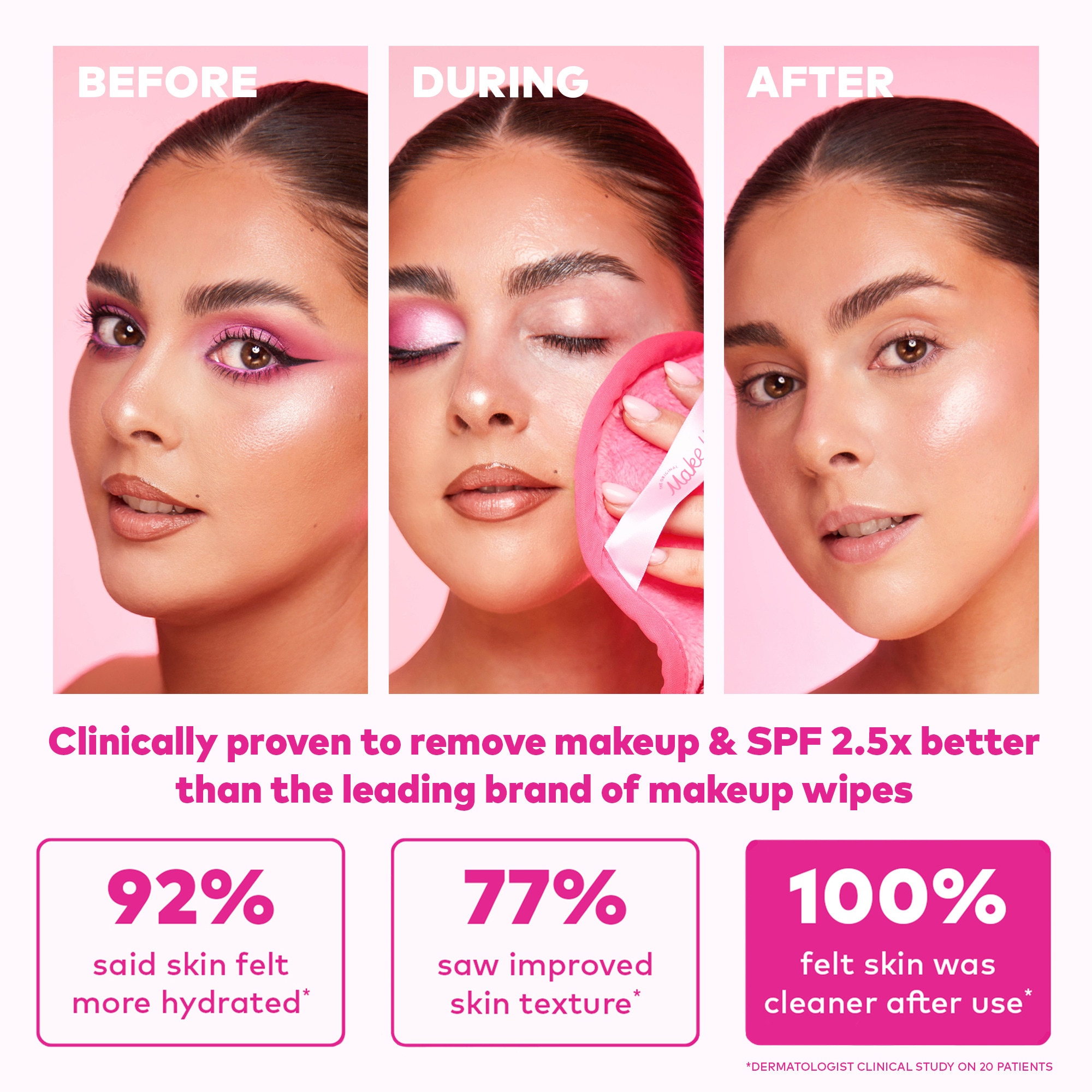 Serviette démaquillante