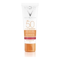 50ML VICHY IDEAL SOLEIL Anti-âge 3-en-1 soin quotidien antioxydant anti-rides et élasticité SPF50  1 of 2 