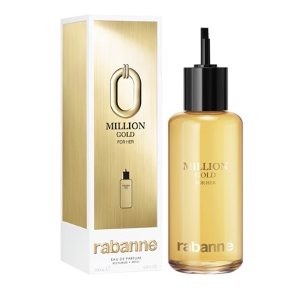 200ML Rabanne MILLION GOLD FOR HER  Eau de parfum intense - recharge  1 of 4 