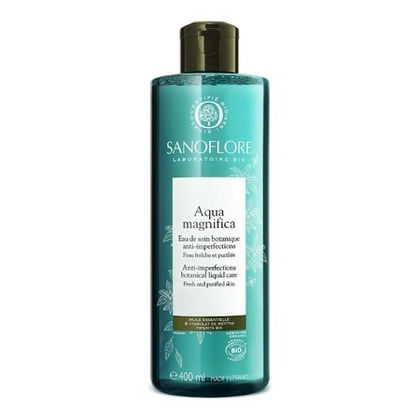 400ML SANOFLORE MAGNIFICA Lotion visage purifiante anti-imperfections certifiée bio - peaux grasses adolescents & adultes  1 of 4 