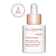 30ml Clarins CALM ESSENTIEL Huile Restructurante  <br/> A l’extrait de sauge sclarée*  1 of 2 