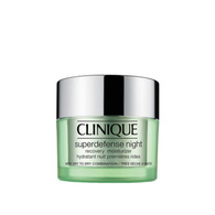 50mL Clinique SUPERDEFENSE™ Crème hydratante nuit premières rides <br/> Peaux mixtes à grasses  1 of 2 