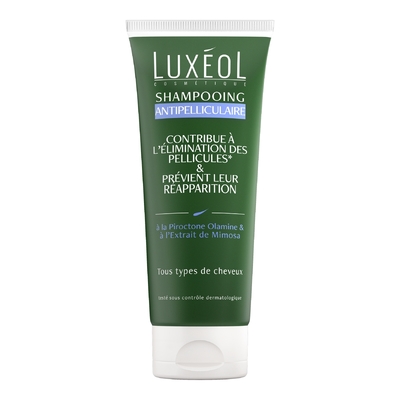 Luxeol - Shampooing Antipelliculaire - Contribue À L'élimination Des Pellicules Et Prévient Leur Réapparition - Tous Les Types De Cheveux - 200ml