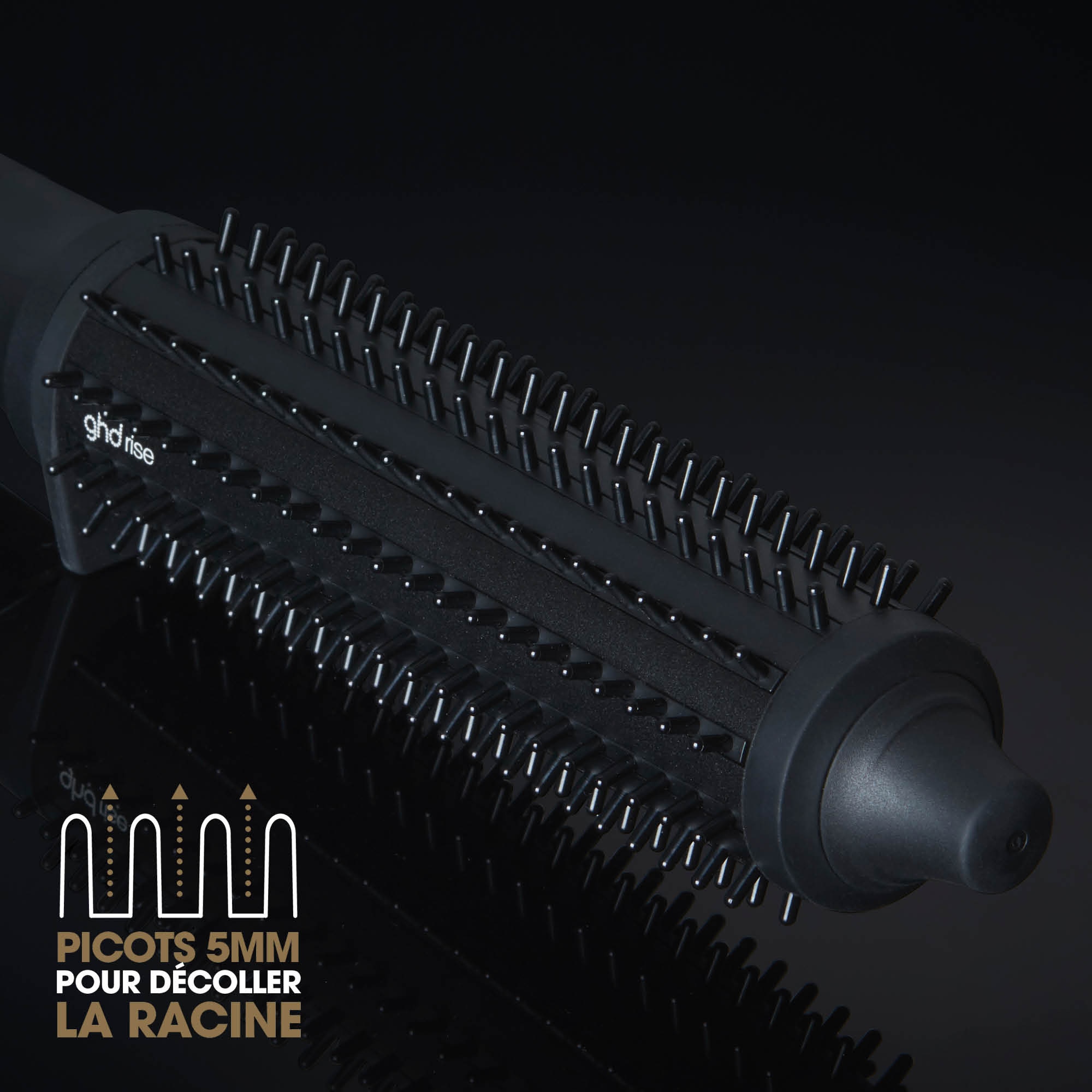 Brosse chauffante volume