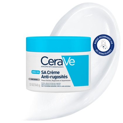 340G CERAVE SA ANTI-RUGOSITÉS Soin corps hydratant lissant peaux sèches & rugueuses  1 of 4 