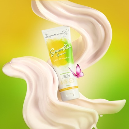 Lait capillaire hydrate et nourrit