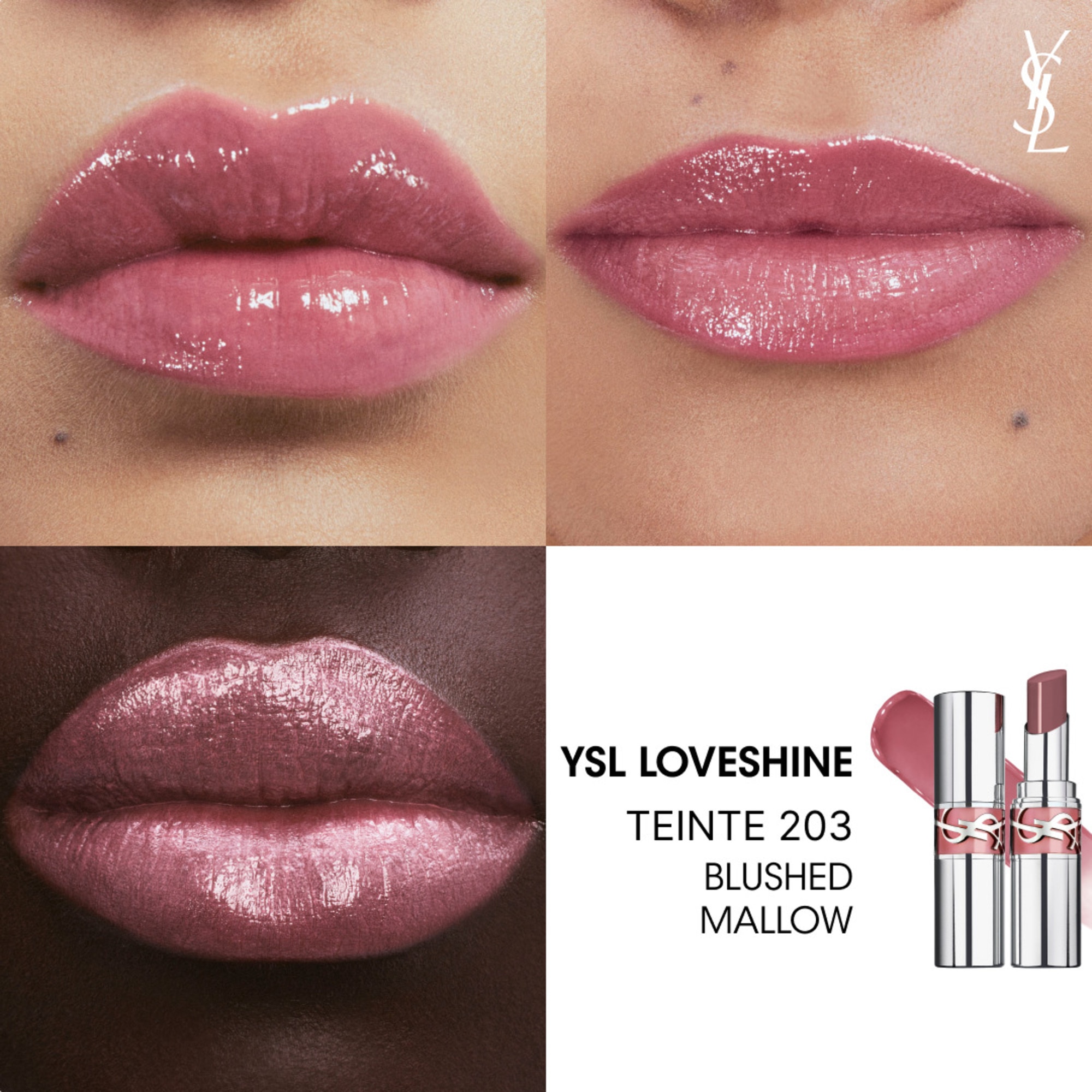 Yves Saint Laurent LOVESHINE Rouge à lèvres brillant et soin 1 of 4
