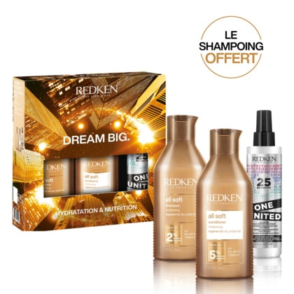  REDKEN ALL SOFT Coffret - cheveux secs  1 of 4 