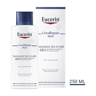 EUCERIN - Urearepair - Emollient 10% D'urée - 250ml