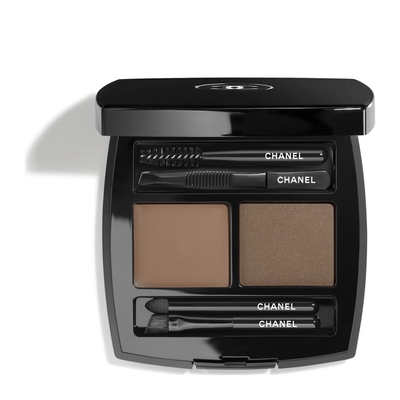 Chanel - La Palette Sourcils - Duo Sourcils Cire Et Poudre Avec Accessoires - 03 Brun