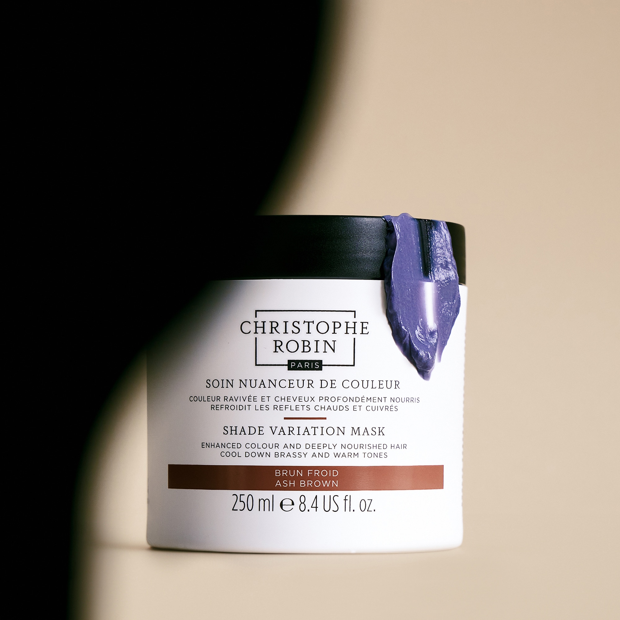 Masque raviveur de brun froid