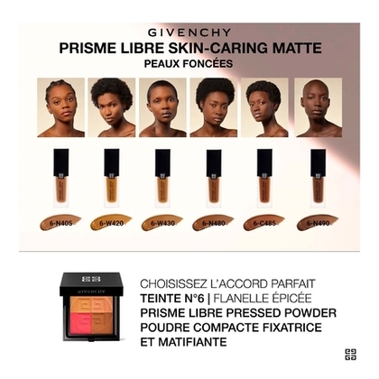  GIVENCHY PRISME LIBRE SKIN-CARING MATTE Fond de teint fini mat lumineux  1 of 4 