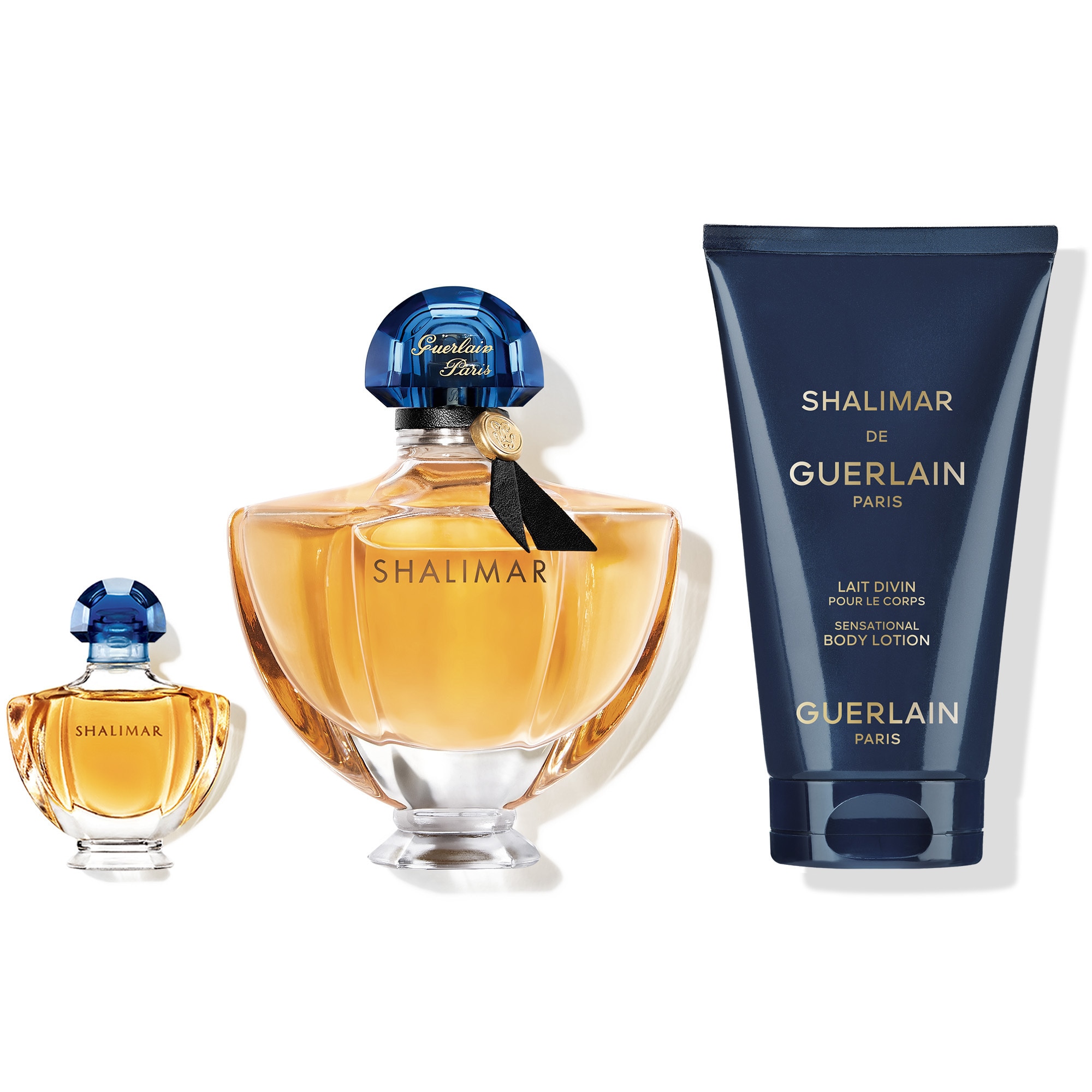  Guerlain SHALIMAR Coffret eau de parfum + lait pour le corps + miniature  1 of 4 
