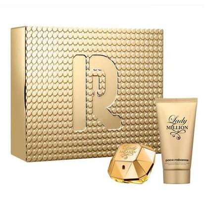  Rabanne LADY MILLION Coffret eau de parfum + lait pour le corps  1 of 3 