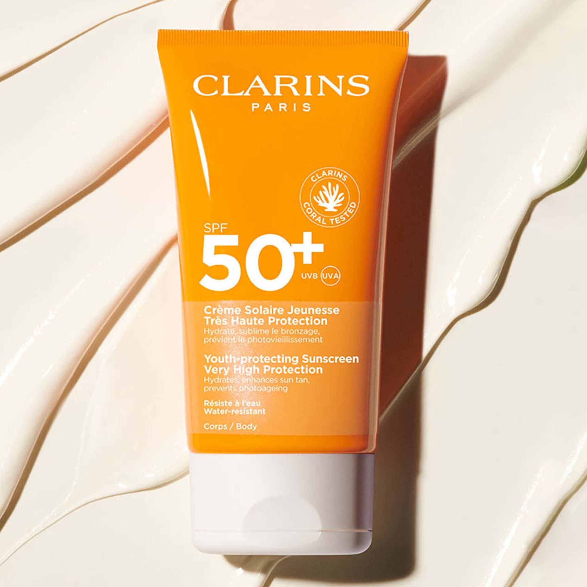 Crème solaire jeunesse très haute protection spf 50+ protection solaire corps uva/uvb 50+