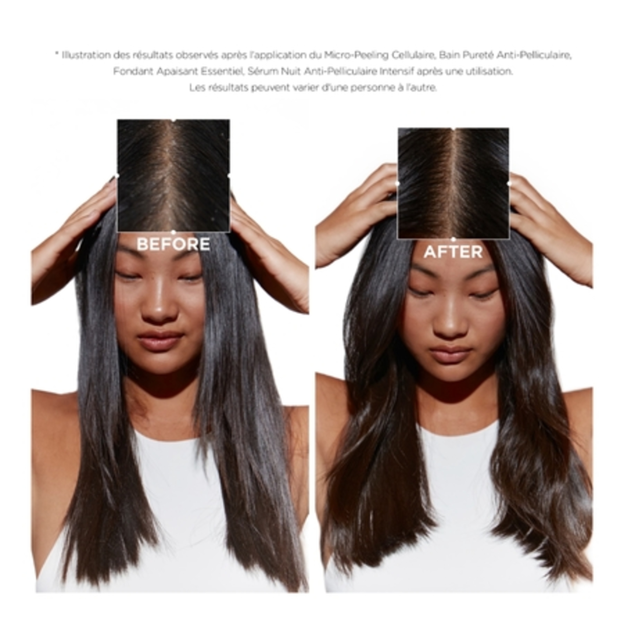 Shampooing micro-peeling cellulaire