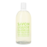 1030G LA COMPAGNIE DE PROVENCE EXTRA PUR Recharge savon liquide de Marseille verveine fraîche  1 of 2 