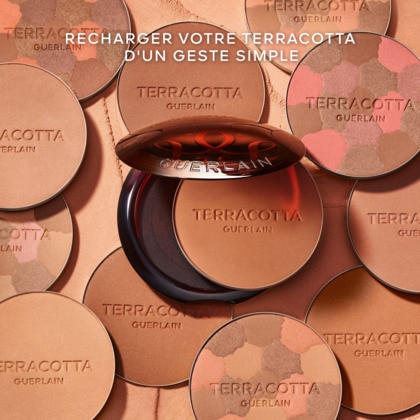 Terracotta - la poudre bronzante 96% d'ingrédients d'origine naturelle - recharge