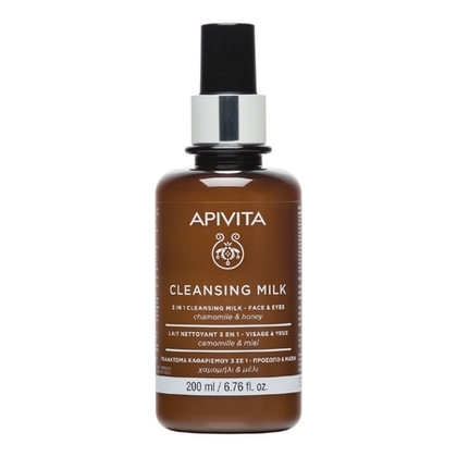 200ML APIVITA FACE CLEANSING Lait nettoyant 3 en 1 - visage & yeux  1 of 1 