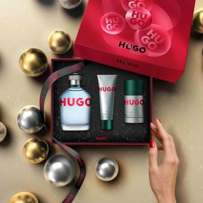 Coffret eau de toilette + gel douche + déodorant stick