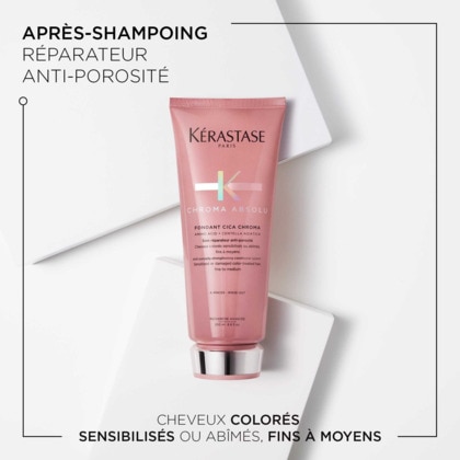 Soin réparateur anti-porosité cheveux colorés