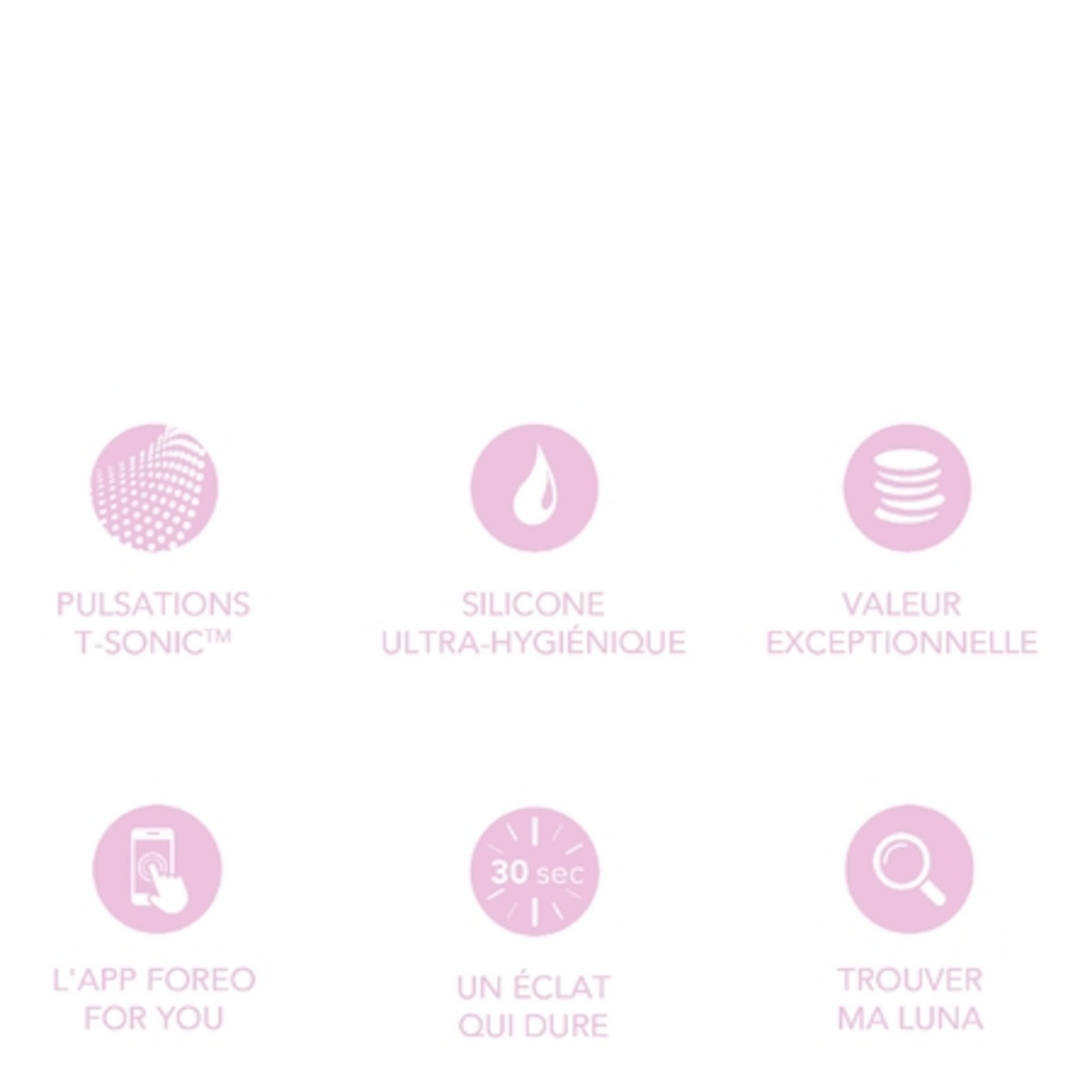 LUNA™ mini 3 appareil nettoyant électrique pour tous les types de peau, Pearl Pink