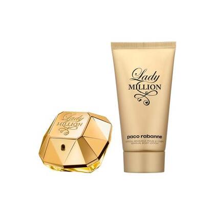  Rabanne LADY MILLION Coffret eau de parfum + lait pour le corps  1 of 3 