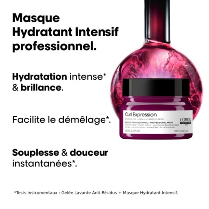 Masque hydratant intensif toucher naturel