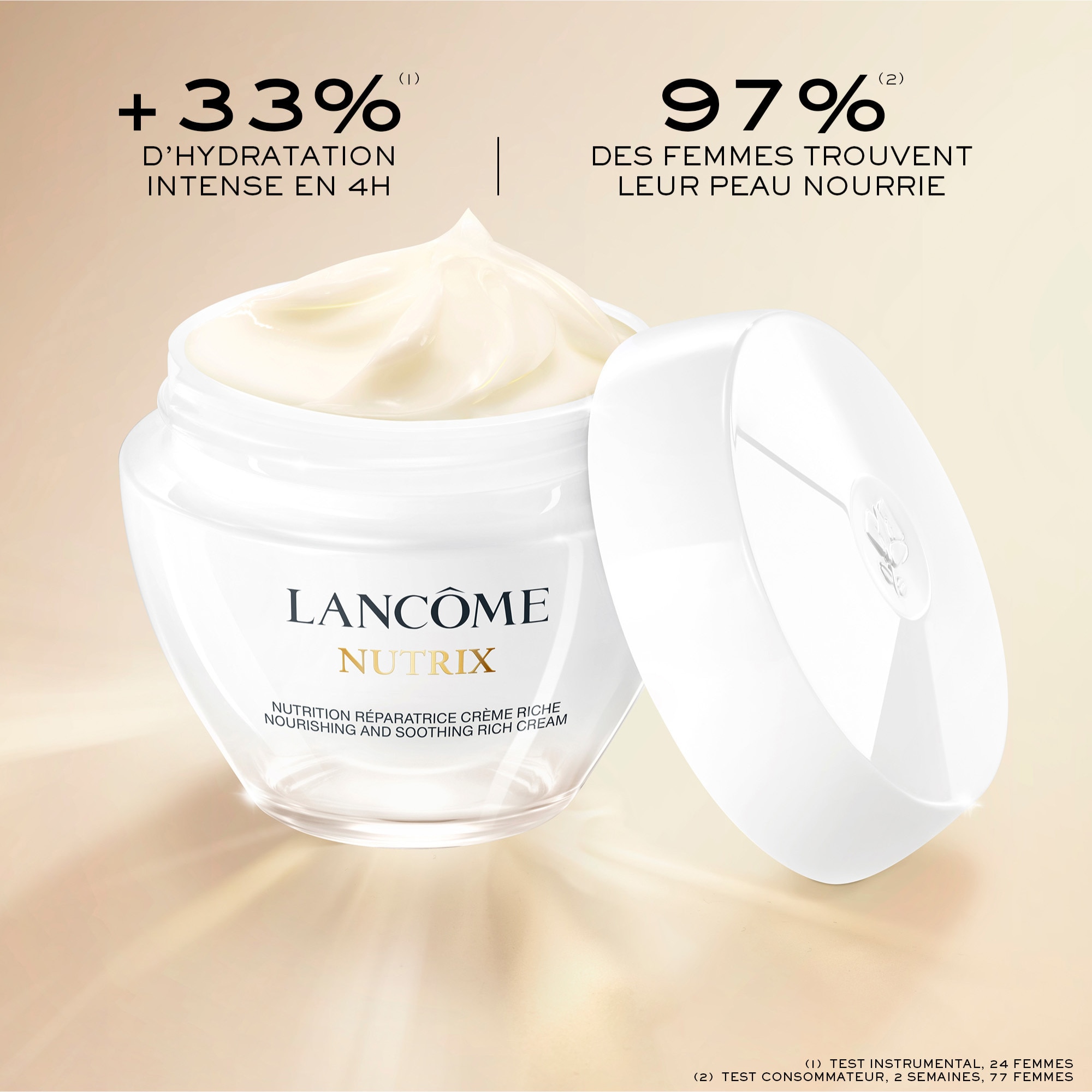 50ML Lancôme NUTRIX Crème riche nutrition réparatrice  3 of 4 Crème riche nutrition réparatrice
