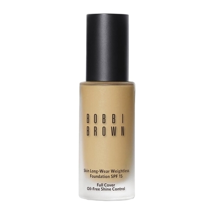  BOBBI BROWN SKIN LONG-WEAR WEIGHTLESS FOUNDATION Fond de teint longue tenue ultra-léger couvrance parfaite fini mat SPF15  1 of 4 