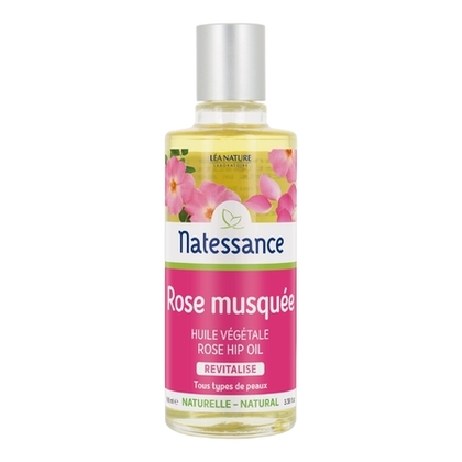 100ML Natessance HUILES - GRANDS FORMATS Huile végétale Rose musquée  1 of 2 