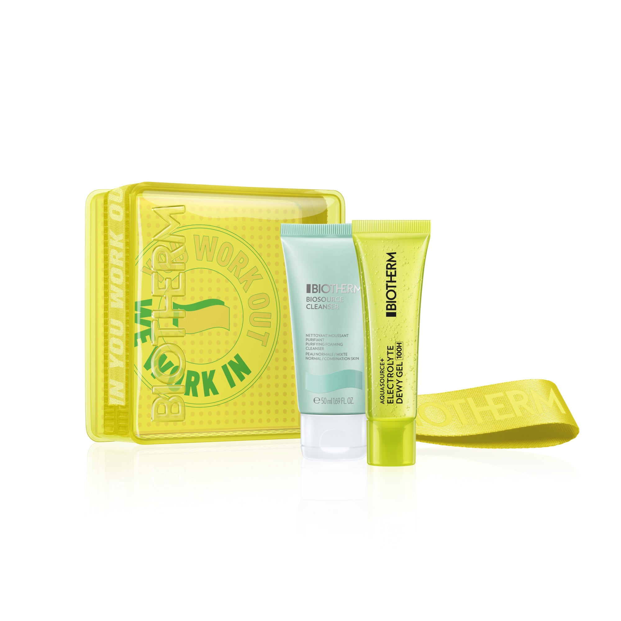 Biotherm - Aquasource - Coffret - Nettoyant Moussant Purifiant + Soin Hydratant À La Texture Gel Légère