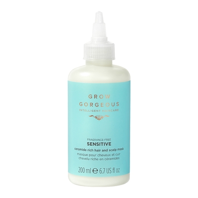 Grow Gorgeous - Sensitive - Masque Riche En Céramides Cheveux & Cuir Chevelu - 200ml