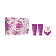  VERSACE DYLAN PURPLE Coffret - eau de parfum + gel parfumé bain & douche + lait corps parfumé hydratant  