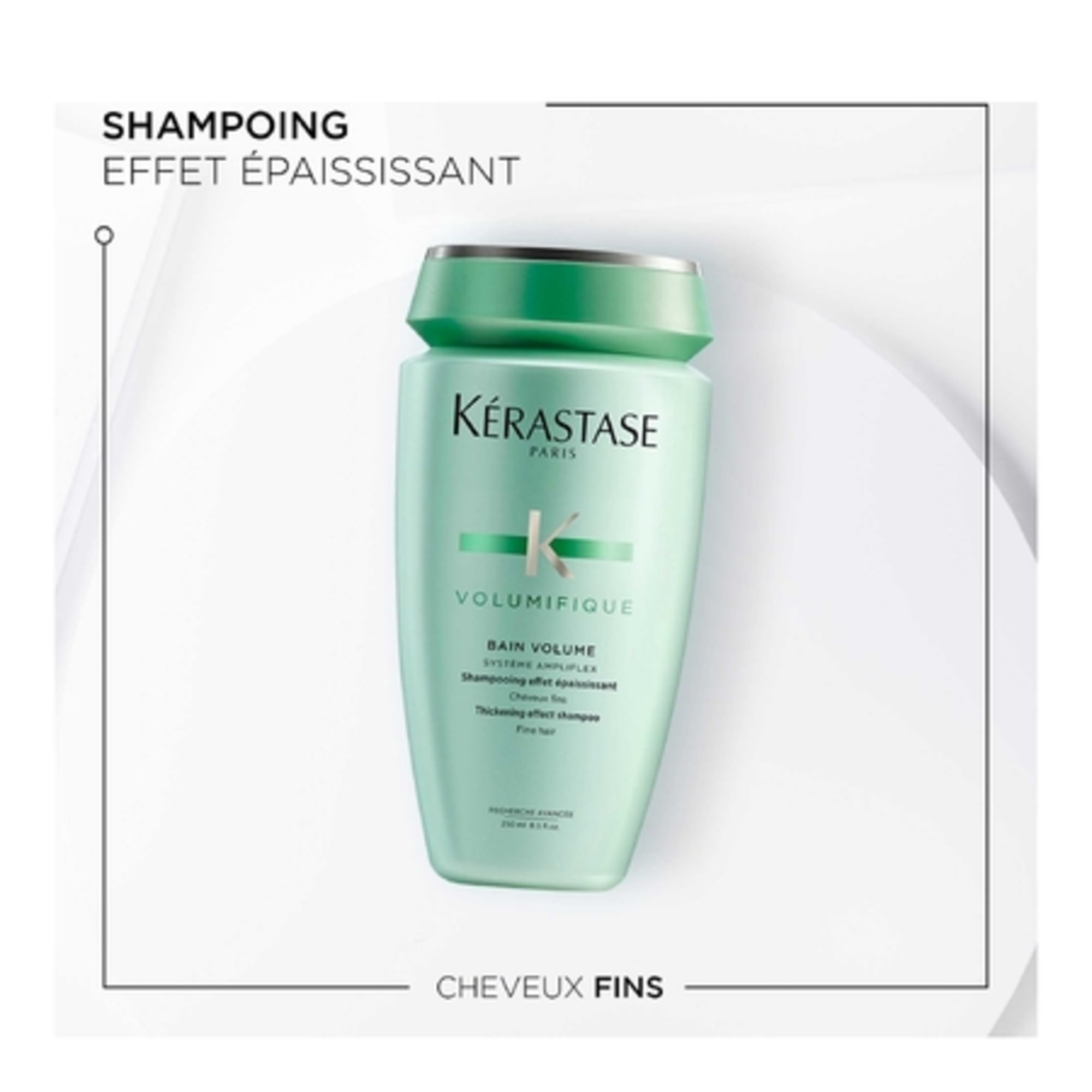 Bain volume cheveux fins