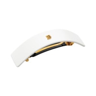  BALMAIN HAIR ACCESSOIRES Barrette blanche pour cheveux large  1 of 2 