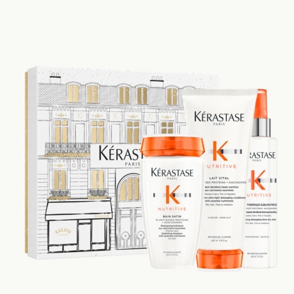 KÉRASTASE NUTRITIVE Coffret routine shampoing + soin + lait pour cheveux secs à très secs 1 of 4