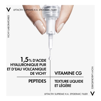 100G VICHY LIFTACITV SUPREME Sérum combleur quotidien anti-âge anti-rides à l'acide hyaluronique, visage et yeux  1 of 4 