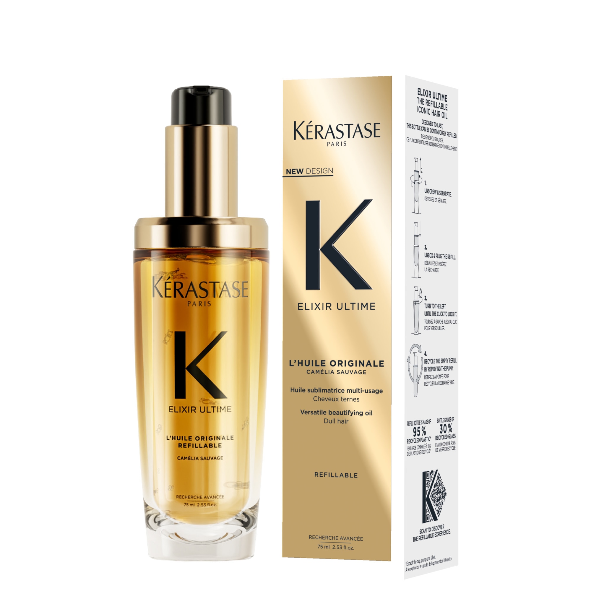 L'huile originale sublimatrice - rechargeable