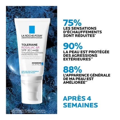 50ML LA ROCHE POSAY TOLERIANE Soin hydratant spf 30 anti-rougeurs - peaux sensibles  1 of 4 