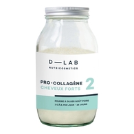 180G D-LAB NUTRICOSMETICS CHEVEUX Pro-collagène cheveux forts  1 of 2 