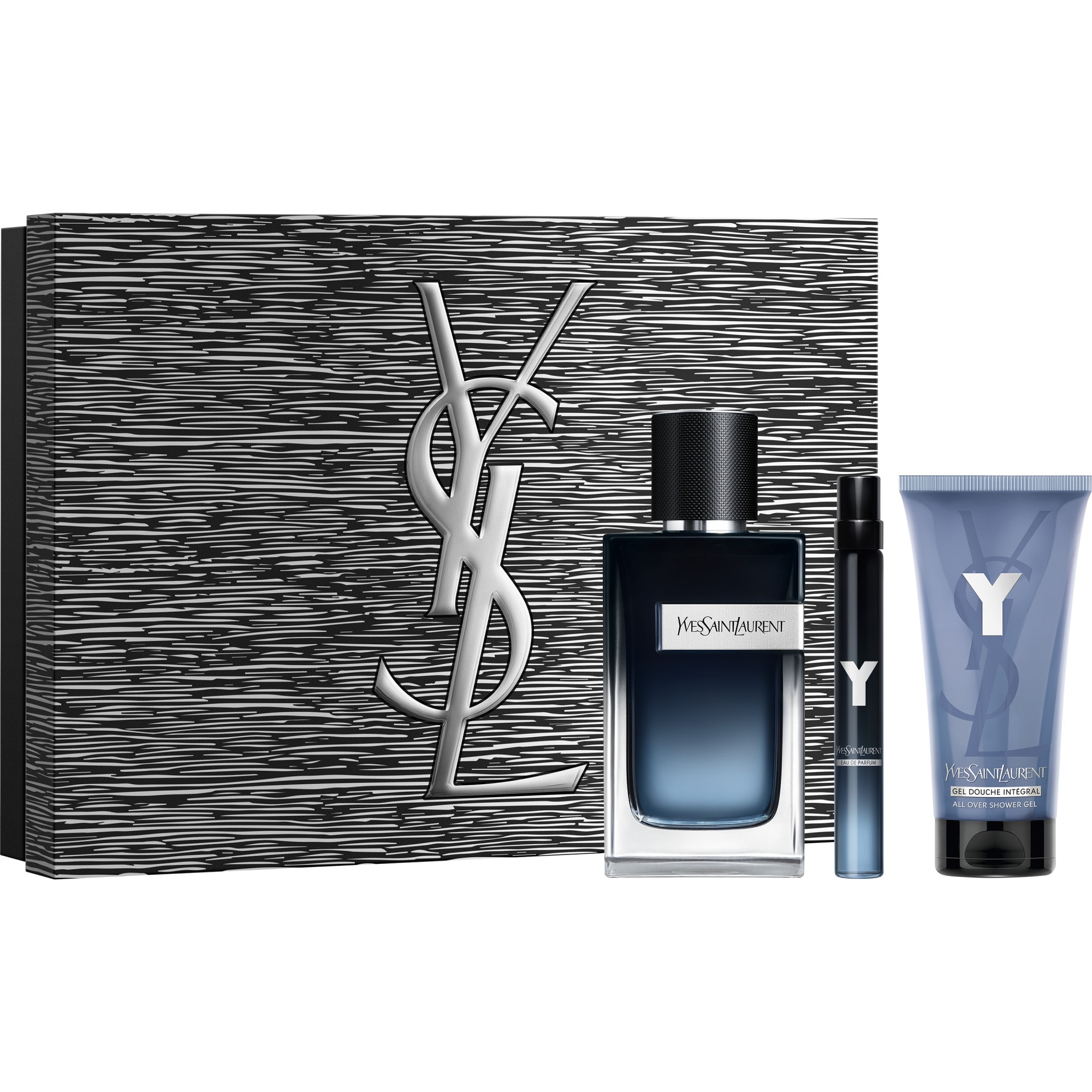 Yves Saint Laurent - Y - Coffret Eau De Parfum + Gel Douche + Vaporisateur Voyage