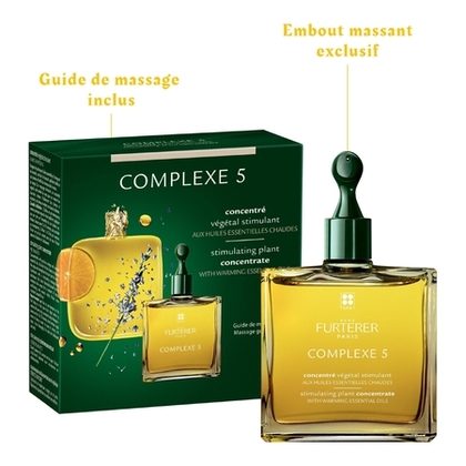 50ML RENE FURTERER COMPLEXE 5 Concentré végétal stimulant aux huiles essentielles chaudes - cuir chevelu  1 of 4 