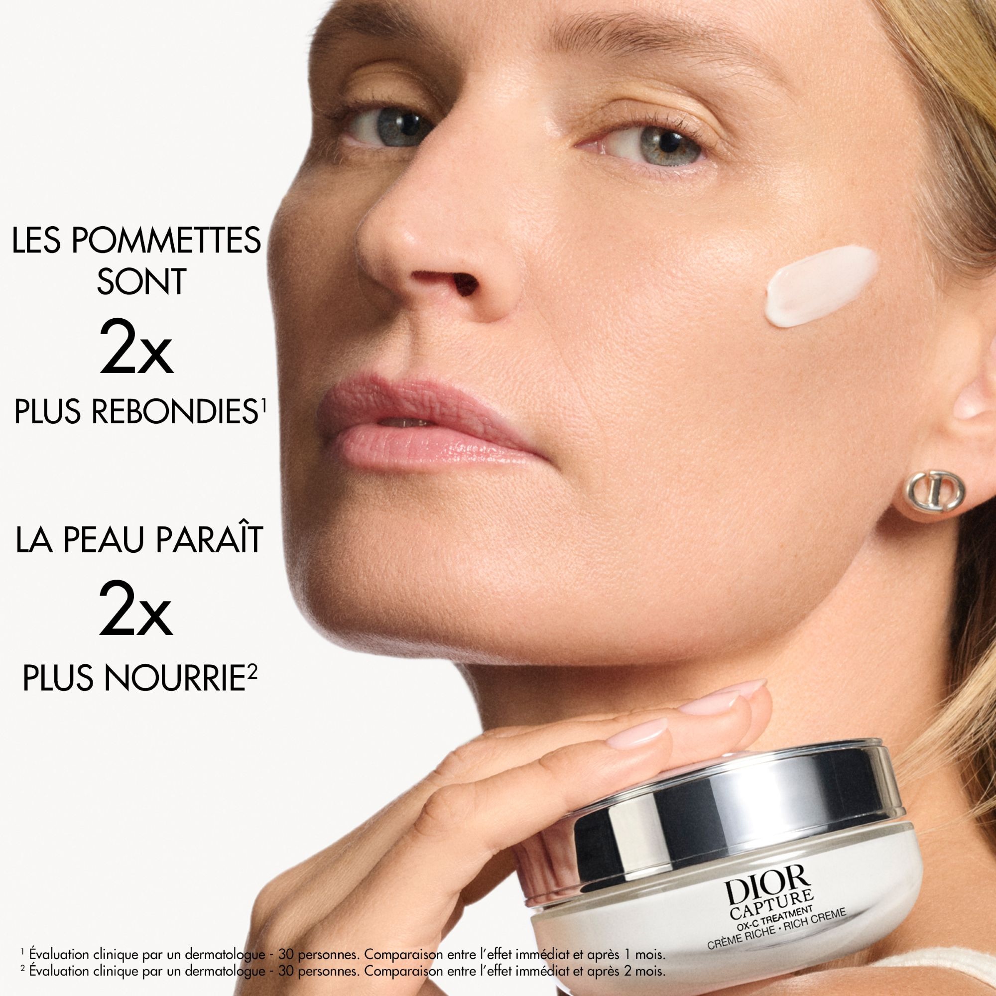 Crème riche - visage et cou, correction anti-âge, rides et fermeté