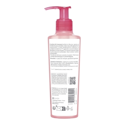 200ML BIODERMA CRÉALINE Gel moussant nettoyant visage doux peaux sensibles à intolérantes  1 of 3 