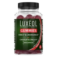 180G Luxeol GUMMIES Complément alimentaire cheveux et ongles - force & croissance  1 of 2 