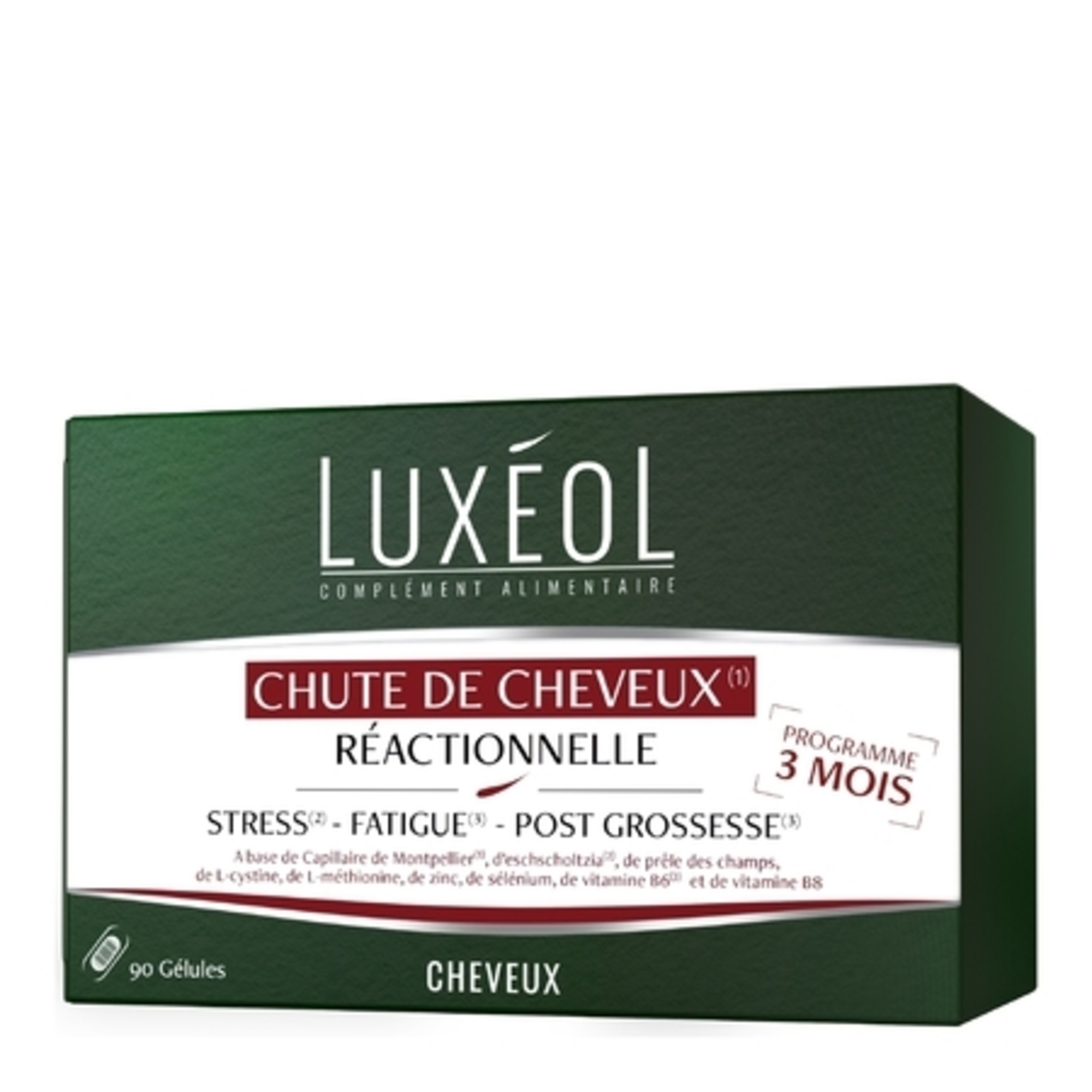 Complément alimentaire chute de cheveux réactionnelle - 3 mois