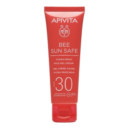 50mL APIVITA BEE SUN SAFE Gel-crème visage hydra fraîcheur SPF30  1 of 2 