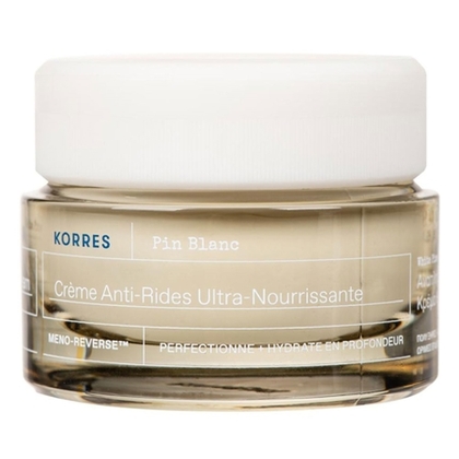 40ML KORRES PIN BLANC Crème anti-rides ultra-nourrissante - post-ménopause  1 of 3 